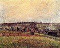 the village of eragny 1885 Camille Pissarro scenery